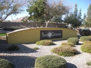 Sun Groves entrance